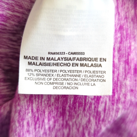 Nike Dri-fit long sleeve athletic cowl-neck hoodie purple medium - Picture 5 of 9